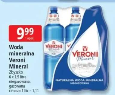 Woda mineralna Veroni Mineral