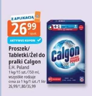 Proszek/tabletki/żel do prania Calgon