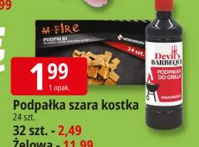 Podpałka szara kostka 24 szt.