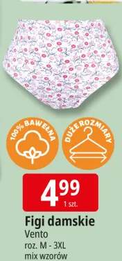 Figi damskie Venito roz. M - 3XL mix wzorów