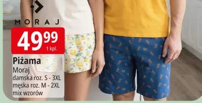 Piżama Moraj damska roz. S - 3XL męska roz. M - 2XL mix wzorów