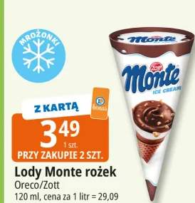 Lody rożek Oreco