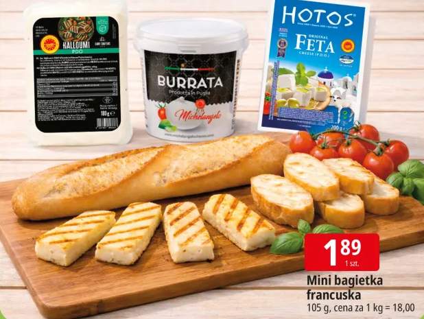 Pieczywo mini bagietka francuska