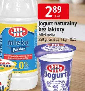 Jogurt naturalny bez laktozy