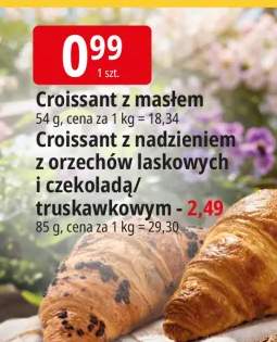 Croissant z masłem