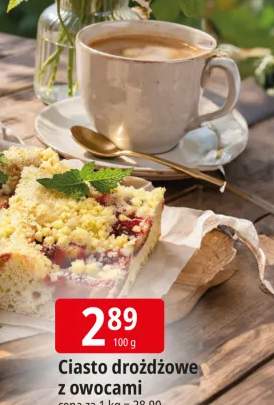 Ciasto drożdżowe z owocami