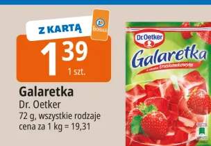 Galaretka o smaku truskawkowym