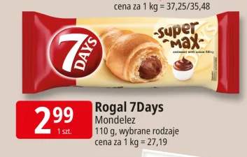 Rogal Mondelez Super Max croissant with cocoa filling