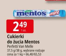 Cukierki do żucia mint wybrane rodzaje