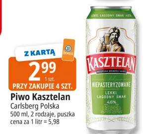 Piwo Kasztelan niepasteryzowane