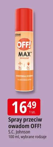 Spray przeciw owadom Max