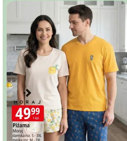 Piżama Moraj damska roz. S - 3XL męska roz. M - 2XL mix wzorów