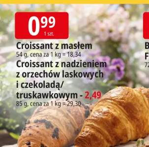 Croissant z masłem