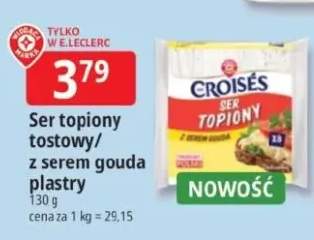 Ser topiony tostowy z serem gouda w plastrach Croisés
