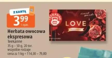 Herbata owocowa ekspresowa Teekanne