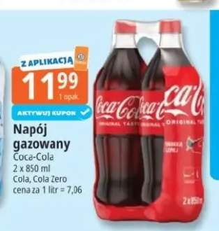 Napój gazowy Coca-Cola Cola Zero