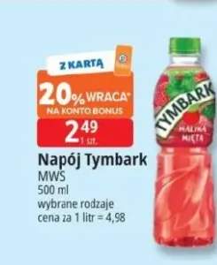 Napój Tymbark malina mięta