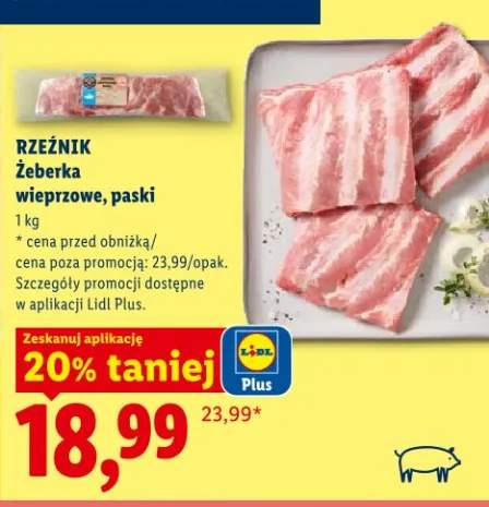 żeberka wieprzowe