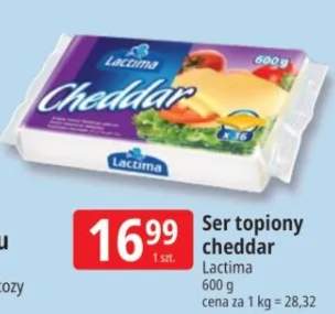 Ser topiony cheddar Lactima