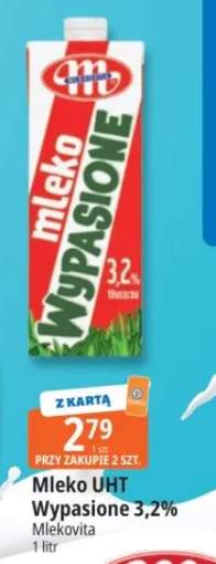Mleko UHT Wypasione 3,2% Mlekovita