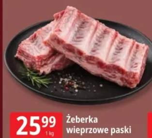 Żeberka wieprzowe paski