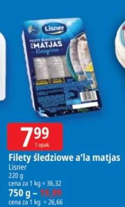 Filety śledziowe a'la matjas Lisner