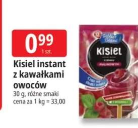Kisiel instant z kawałkami owoców Tablets Blanc