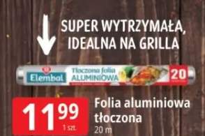 Folia aluminiowa tłoczona Elembal 20m