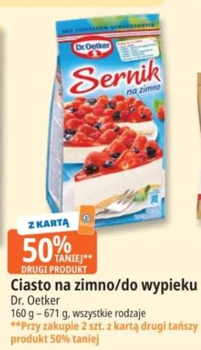 Ciasto na zimno Dr. Oetker