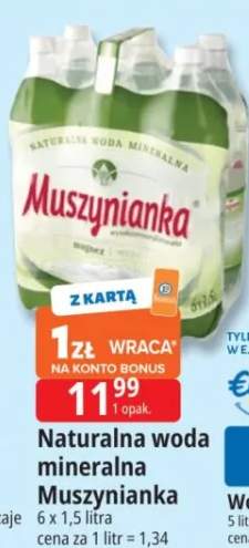 Woda mineralna Muszynianka naturalna
