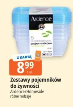 Zestawy pojemników do żywności Ardence/Homeside