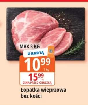 Łopatka wieprzowa bez kości