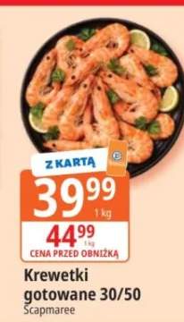 Krewetki gotowane 30/50 Scapmaree