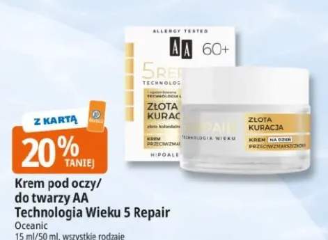 Krem pod oczy AA Technologia Wieku 5 Repair Oceanic