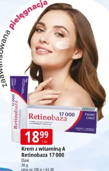 Krem z witaminą A Retinobaza 17000 Davi