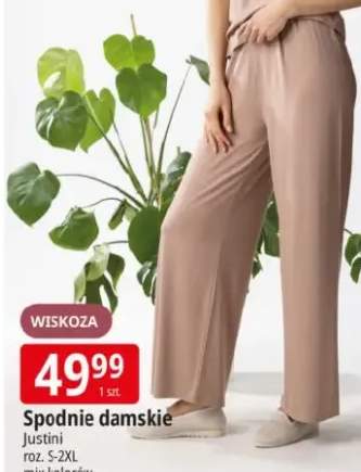 Spodnie damskie Justini wiskoza mix kolorów
