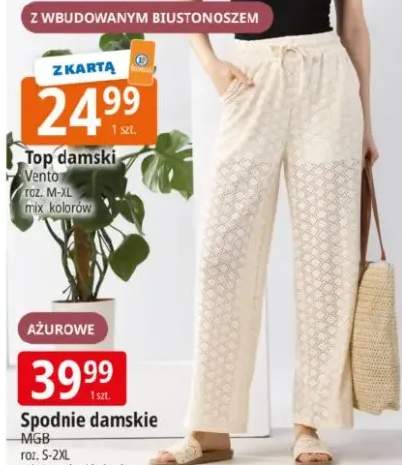Spodnie damskie ażurowe MGB roz. S-2XL
