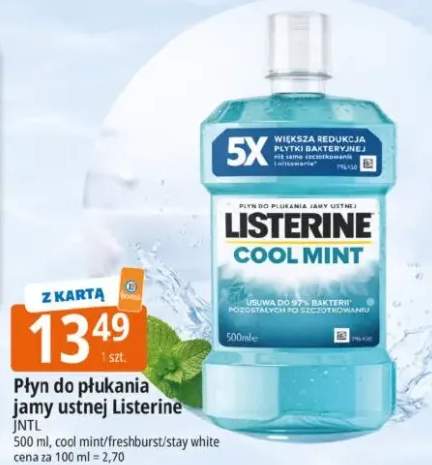 Płyn do płukania jamy ustnej Listerine Cool Mint