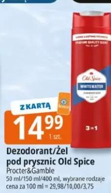 Dezodorant/Żel pod prysznic Old Spice Whitewater Procter&Gamble 50ml/150ml/400ml wybrane rodzaje