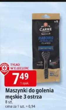 Maszynki do golenia męskie Carré Homme 3 ostrza 8szt.