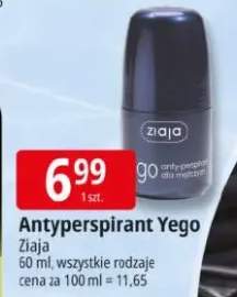 Antyperspirant Yego Ziaja 60ml
