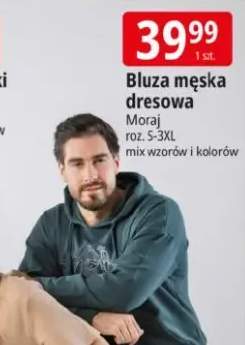 Bluza męska dresowa Moraj roz. S-3XL mix wzorów i kolorów