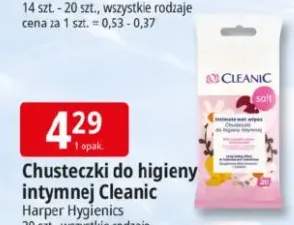 Chusteczki do higieny intymnej Cleanic