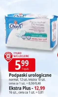 Podpaski urologiczne Chory's normal Ekstra Plus