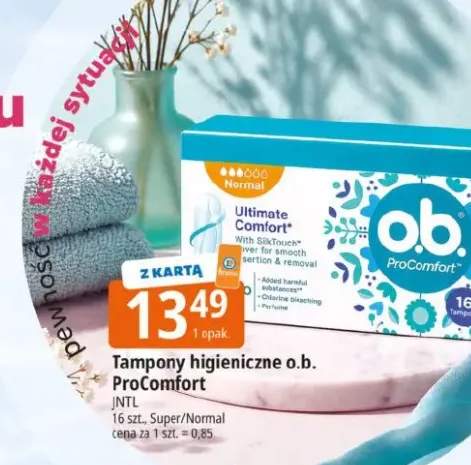 Tampony higieniczne o.b. ProComfort JNTL