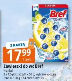 Zawieszki do wc Bref Power Aktiv Classic Henkel