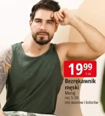 Bezrękawnik męski Moraj roz. S-3XL mix wzorów i kolorów