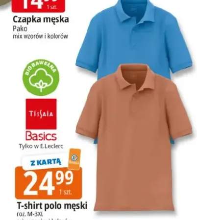 T-shirt polo męski Tissaia Basics roz. M-3XL mix wzorów i kolorów