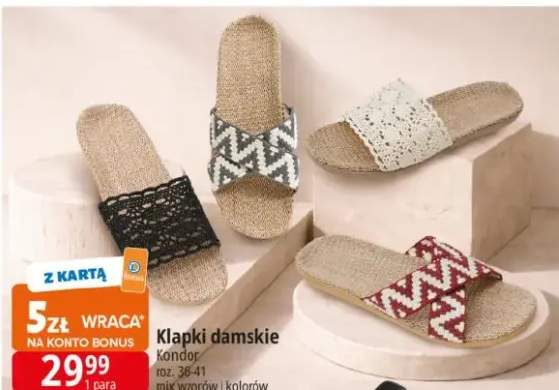 Klapki damskie Kondor roz. 36-41
