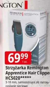Strzyżarka Remington Apprentice Hair Clipper HC5020 3-18mm samoostrzące się ostrza zasilanie sieciowe